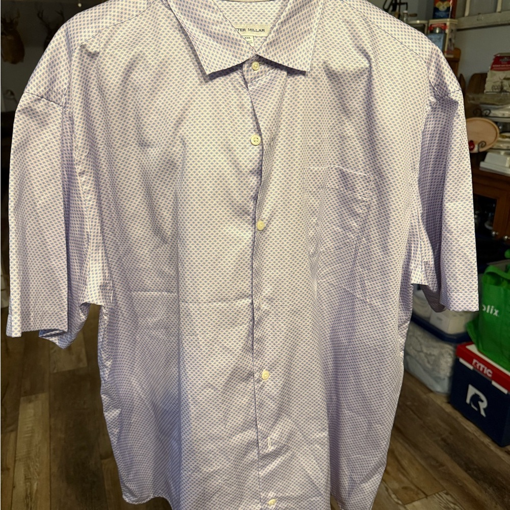Peter Millar Purple Casual Button Down Shirt